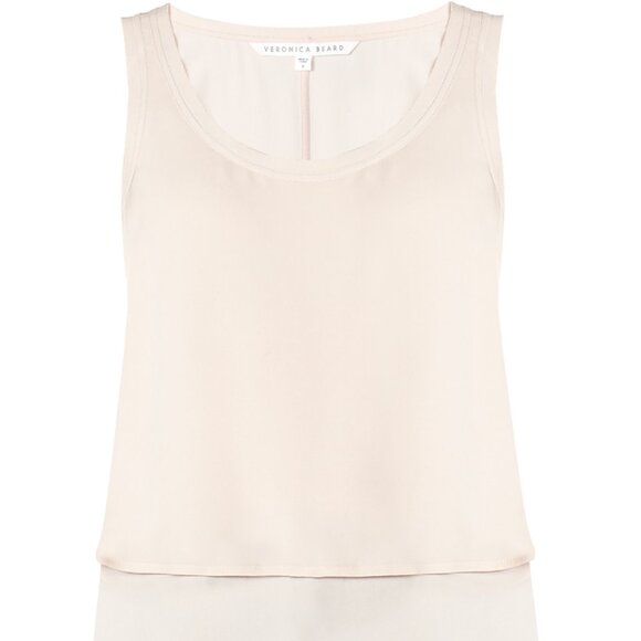 Veronica Beard Raw Edge Silk Tank - Picture 11 of 11